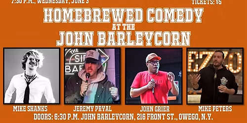 Homebrewed Comedy at the Jon Barleycorn Tavern