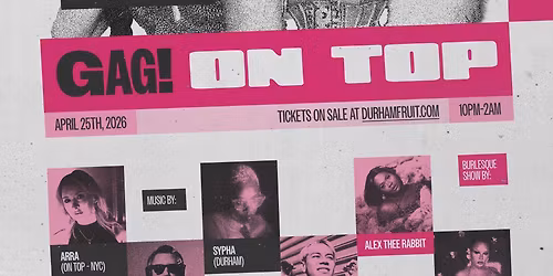 GAG ON TOP! w\/ Amanda Lepore & Susanne Bartsch