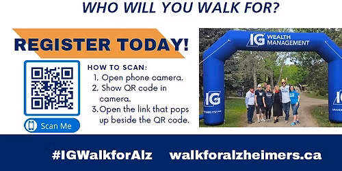 IG Wealth Management Walk for Alzheimer's