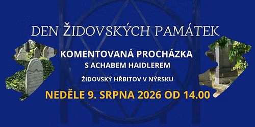 Den \u017eidovsk\u00fdch pam\u00e1tek v N\u00fdrsku - komentovan\u00e1 proch\u00e1zka 