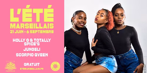 \u2600\ufe0f Jungeli (live band), Scorpio Qveen et Holly G & Totally Spice's (live) sur la sc\u00e8ne sur l\u2019eau