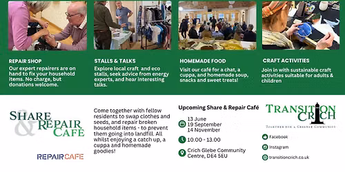 Crich Share & Repair Cafe