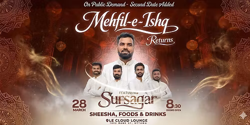 Mehfil-e-Ishq Returns| Qawwali Night #2 Ottawa | The SurSagar Experience