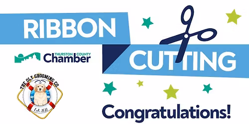 Ribbon Cutting for Oly Grooming Co.!