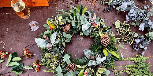 Christmas Wreath and Prosecco Evening