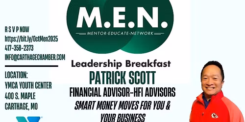 M.E.N. Leadership Breakfast with Patrick Scott