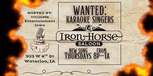 New Song Thursday Karaoke at Iron Horse Saloon