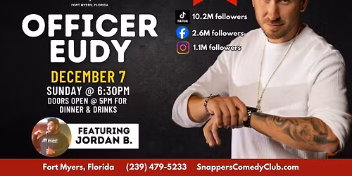 Officer Eudy - "Put a Little Eudy On It" Comedy Tour!