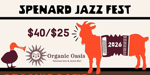 SJF @ Organic Oasis: Carey Seward, A-Town Sharps, Alaska Jazz Quartet, Mark Manners Quintet & more!
