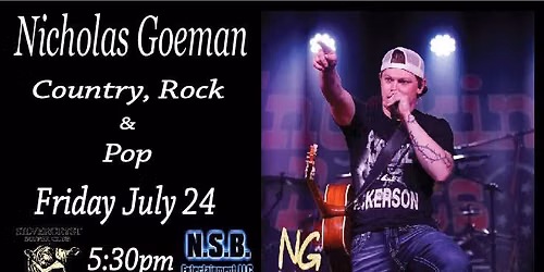 Nicholas Goeman at Silvercryst Supper Club