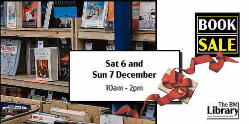 Christmas Booksale at BMI