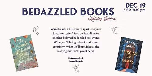 Storyline Presents: Bedazzled Books Holiday Edition