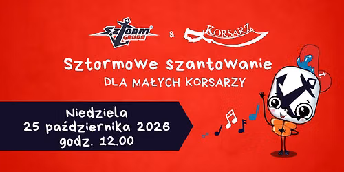 Sztormowe szantowanie dla Ma\u0142ych Korsarzy - Warszawa, Tawerna Korsarz 25 pa\u017adziernika 2026