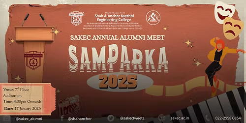 SAMPARKA 2025\u201326 SAKEC`s Annual Alumni Meet