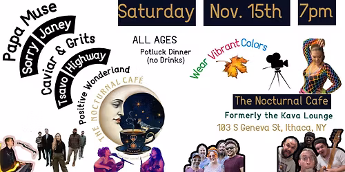 Wear Vibrant Colors: Papa Muse, Caviar & Grits, Sorry Janey, Tsavo Highway, Positive Wonderland