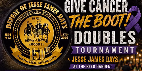 Give Cancer the Boot - Jesse James Days Cornhole Tournament!