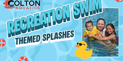 Rubber Duck Splash - Rec Swim Themed Splashes