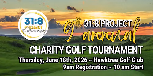 31:8 Project's 9th Annual Charity Golf Tournament