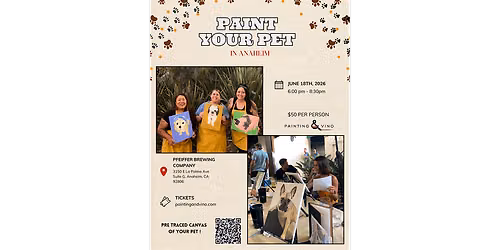 Pet Art - Paint and Sip in Orange County | Classpop!\u2122