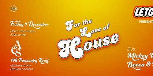 For The Love Of House