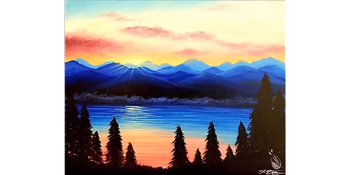 Sunrise at the Lake - Paint and Sip in New Braunfels | Classpop!\u2122