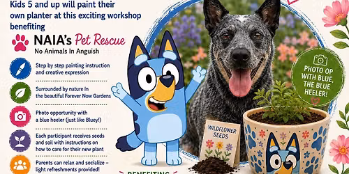 Paint a Planter Workshop-Benefitting NAIA\u2019s Pet Rescue