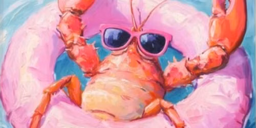 STEP-BY-STEP KIDS LAZIN' CRAB PAINTING WORKSHOP