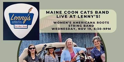 Maine Coon Cats Band at Lenny's