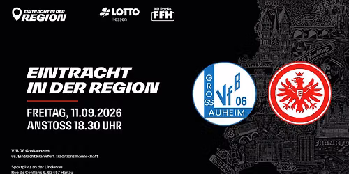 VfB \u00dc40 empf\u00e4ngt Eintracht Frankfurt Traditionsmannschaft