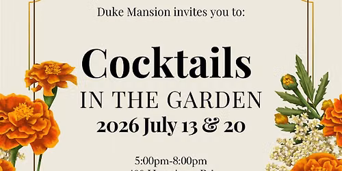 July Cocktails in the Garden