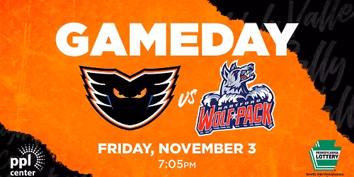Hartford Wolf Pack at Lehigh Valley Phantoms at PPL Center