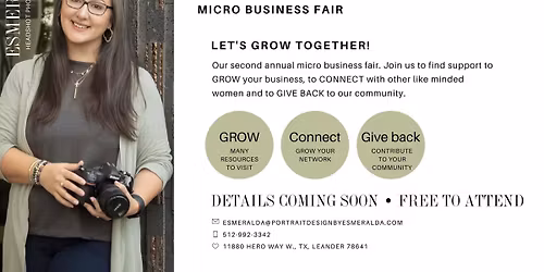 2026 Picture your Success micro business fair
