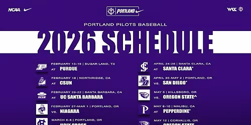 Portland Pilots Baseball vs. San Francisco Dons