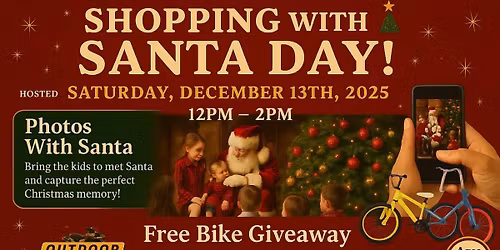 Shopping with Santa (& Free Bike Giveaway)