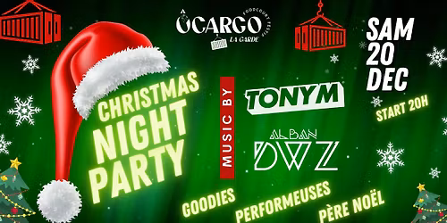 CHRISTMAS PARTY NIGHT - DJ TONY M & ALBAN DWZ