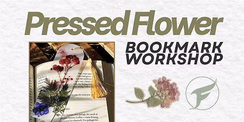 Pressed Flower Bookmark Workshop @TheFalconBar