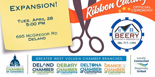 Ribbon Cutting | Expansion for Beery Roofing & Redesign