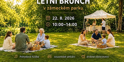 Letn\u00ed brunch v z\u00e1meck\u00e9m parku