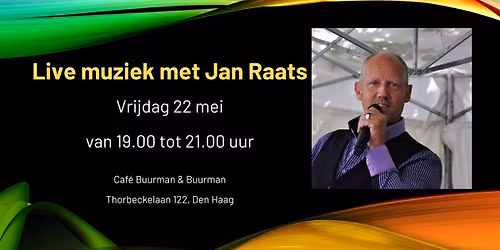 Live muziek met Jan Raats