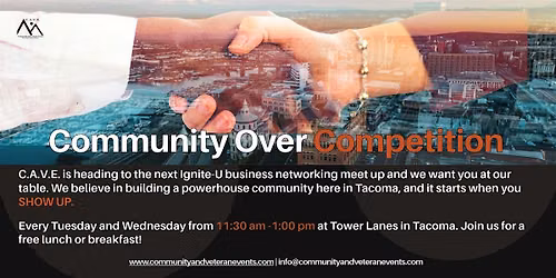 Community Over Competition - C.A.V.E. Business Networking Collaboration