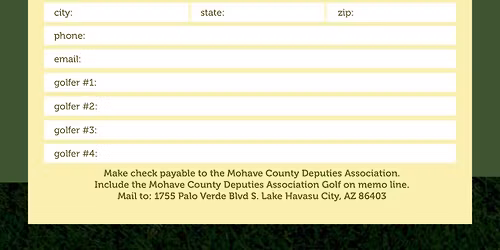 Mohave County Deputies Association Golf Tournament
