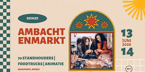 Ambachtenmarkt Deinze | met foodtrucks en animatie
