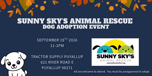 Dog Adoption Event hosted by Tractor Supply