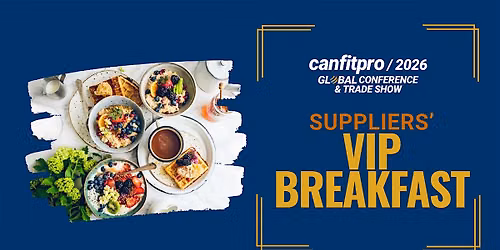 canfitpro VIP Suppliers' Breakfast