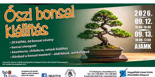 \u0150szi bonsai ki\u00e1ll\u00edt\u00e1s