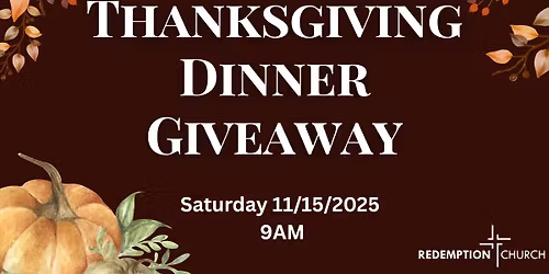 Thanksgiving Dinner Giveaway!