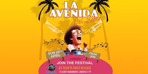 LA AVENIDA DEL SABOR SUN 26TH APRIL