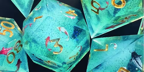 2-Part Custom D20 Resin Dice Workshop