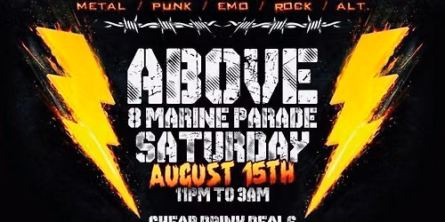 Guerilla Rocks - 20th Anniversary Party! Saturday 15th August @ Above