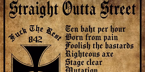 \u26a1\ufe0fHDB. CREW PRESENTS - STRAIGHT OUTTA STREET\u26a1\ufe0f